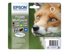 Epson T1285 Multipack - 4 - 16.4 ml - zwart, geel, cyaan, magenta - origineel - inktcartridge - voor Stylus S22, SX130, SX230, SX235, SX430, SX435, SX438, SX440, SX445; Stylus Office BX305