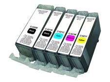 UPrint C-520/521 PACK - 5 - zwart, geel, cyaan, magenta - compatible - gereviseerd - inktcartridge (alternatief voor: Canon PGI-520BK, Canon CLI-521)