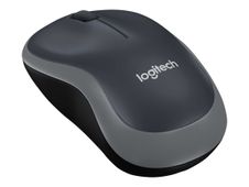 Logitech M185 - Muis - optisch - draadloos - 2.4 GHz - USB draadloze ontvanger - grijs