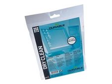 DURABLE DRY CLEAN - Schoonmaakdoekjes - wit - voor Screenclean fluid