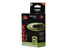 UPrint H-56/57 PACK - 2 - XL-capaciteit - zwart, kleur (cyaan, magenta, geel) - compatible - gereviseerd - inktcartridge (alternatief voor: HP 56, HP 57)