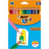 BIC KiDS Tropicolors 2 - Kleurpotlood - pak van 18