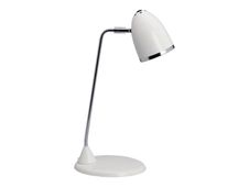 MAULstarlet - Bureaulamp - geïntegreerd compact fluorescerend lampje - E27 - 8 W - klasse A - warm wit licht - 2700 K - wit
