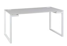 Gautier office Sunday - Tafel - rechthoekig - grijs - wit, RAL 9003 basis