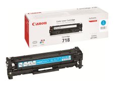 Canon 718 Cyan - Cyaan - origineel - tonercartridge - voor i-SENSYS LBP7210, LBP7680, MF728, MF729, MF8340, MF8360, MF8380, MF8540, MF8550, MF8580
