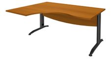 Burocean Idra - Tafel - rechthoekig gebogen (links) - kersenhout