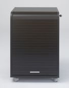 Simmob ORGA 070 - Opslageenheid - mobiel - 2 lades - 2 planken - met melamine gecoate spaanplaat, vezelplaat met gemiddelde dichtheid - zwart