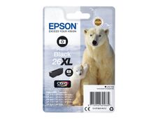 Epson 26XL - 8.7 ml - XL - fotozwart - origineel - blister - inktcartridge - voor Expression Premium XP-510, 520, 600, 605, 610, 615, 620, 625, 700, 710, 720, 800, 810, 820