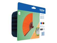 Brother LC129XL Value Pack - 4 - zwart, geel, cyaan, magenta - origineel - inktcartridge