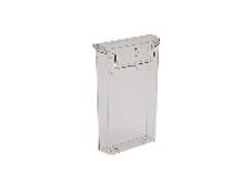 PROMOCOME PLV - Literatuurhouder - te bevestigen aan wand - voor 1/3 A4 - buiten - transparant