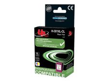 UPrint H-301XL-CL - XL grootte - kleur (cyaan, magenta, geel) - compatible - gereviseerd - inktcartridge (alternatief voor: HP 301XL)