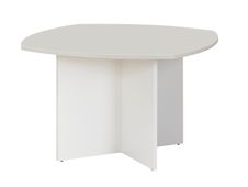 Gautier office Sunday - Tafel - square with rounded sides - grijs
