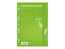 Calligraphe 7000 - Papier met losse bladeren - A4 - 50 vellen - groen - Seyès