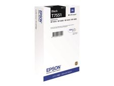 Epson T7551 - 100 ml - XL grootte - zwart - origineel - inktcartridge - voor WorkForce Pro WF-8010, WF-8090, WF-8090 D3TWC, WF-8510, WF-8590, WF-8590 D3TWFC