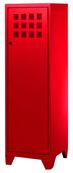 Casier de bureau avec pieds - 133 x 40 x 40 cm - rouge