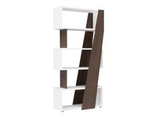 Bibliothèque réversible gauche/droite XENON - L90 x H188 x P38 - Chêne royal