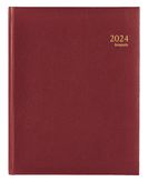 Agenda Lima Timing - 1 semaine sur 2 pages - 17 x 22 cm - bordeaux - Brepols