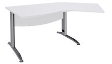 Burocean Idra - Tafel - 135° right corner - parelwit