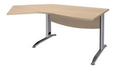 Burocean Idra - Tafel - 135° left corner - licht eiken