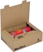 Logistipack S - Postdoos - 25 cm x 17.5 cm x 8 cm - bruin