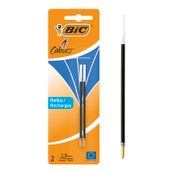 BIC 4 Colours - Navulling - blauw - 0.32 mm - pak van 2