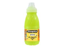 Cléopâtre NÉFERTARI - Verf - water-based gel - glitter neon yellow - 250 ml
