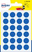 Avery - Zelfklevend etiket in bijpassende kleur - blauw (pak van 168)