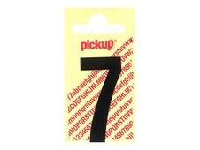PICKUP LETTERING MONO Nobel - Zelfklevend etiket - voorgedrukt: 7 - matzwart