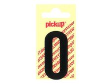 Pickup - Étiquette autocollante - 150 mm - Lettre O - noir mat