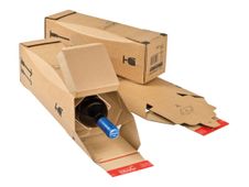 ColomPac CP 181 - Postdoos - 36.2 cm x 11.5 cm x 11.5 cm - zelfklevend - bruin - pak van 10