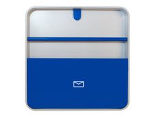 Paperflow multiBox - Wandmapvak - 320 x 320 mm - wit, blauw