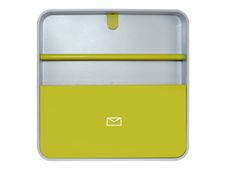 Paperflow multiBox - Wandmapvak - 320 x 320 mm - wit, geel