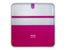 Paperflow multiBox - Wandmapvak - 320 x 320 mm - wit, roze