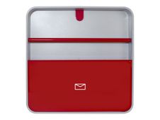 Paperflow multiBox - Wandmapvak - 320 x 320 mm - wit, rood