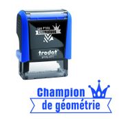 Trodat - Tampon prêt à l'emploi "Champion de géométrie"