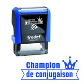 Trodat - Tampon prêt à l'emploi "Champion de conjugaison"