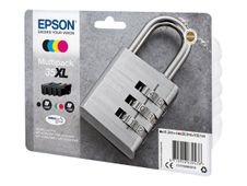 Epson 35XL Multipack - 4 - XL - zwart, geel, cyaan, magenta - origineel - inktcartridge - voor WorkForce Pro WF-4720, WF-4720DWF, WF-4725DWF, WF-4730, WF-4730DTWF, WF-4740, WF-4740DTWF