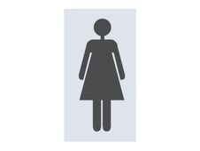 Pickup Home 3D - Pictogramme Femme - gris