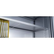 Tablette pour armoire à rideaux ETIC - 120 cm - blanc
