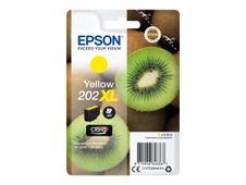 Epson 202XL - 8.5 ml - XL - geel - origineel - blister - inktcartridge - voor Expression Premium XP-6000, XP-6005, XP-6100, XP-6105