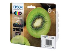 Epson Multipack 202 - 5 - zwart, geel, cyaan, magenta, fotozwart - origineel - blister - inktcartridge - voor Expression Premium XP-6000, XP-6005, XP-6100, XP-6105