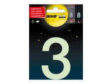 PICKUP Glow In The Dark - Teken - number - 75 mm (height) - zelfklevend