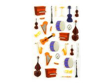 Maildor Cooky - Decoratiesticker - musical instruments