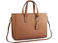 Oberthur Bradford - Draagschoudertas voor notebook - 15.6" - camel