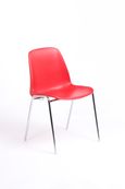 OfficePro CHARLOTTE - Stoel - polypropyleen - rood