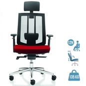 MT MTGA 1673X - Stoel - armsteunen - kanteling - draaibaar - zwart