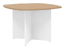 Gautier office YES! - Tafel - rectangular with rounded sides - naturel eiken