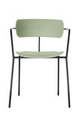 Paperflow - Stoel - armsteunen - injected polypropylene - groen (pak van 4)