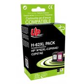 UPrint H-62XL - 2 - zwart, kleur (cyaan, magenta, geel) - aansluitbaar - gereviseerd - inktcartridge (alternatief voor: HP 62XL)