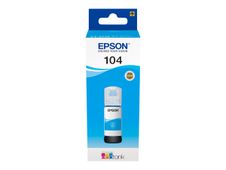 Epson EcoTank 104 - cyaan - origineel - inkttank